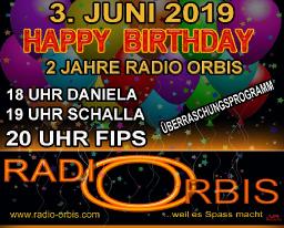 Geburtstags Sendung  für Radio Orbis