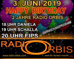 Geburtstags Sendung  für Radio Orbis mit Daniela_Promotion