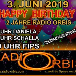 Geburtstags Sendung für Radio Orbis mit Schalla