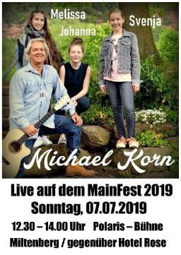 Live auf dem Mainfest mit Michael Korn