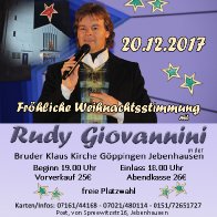 Fröhliche Weihnachtsstimmung mit Rudy Giovannini