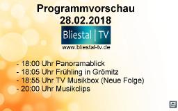 Programmvorschau 28.02.2018