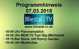 Programmhinweis 07.03.2018