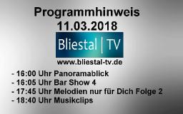 Programmhinweis 11.03.2018