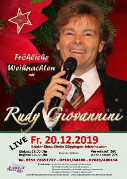 Weihnachtskonzert mit Rudy Giovannini