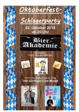 Oktoberfest-Schlagerparty