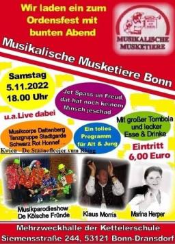 Ordenfest  mit bunten Abend