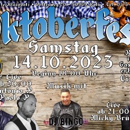  Oktoberfest in Köln am 14.10.2023 mit Paolo P.