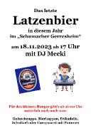 Das letzte Latzenbier für dieses Jahr im " Schuhmacher Gerresheim "