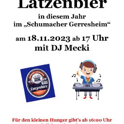 Das letzte Latzenbier für dieses Jahr im " Schuhmacher Gerresheim "