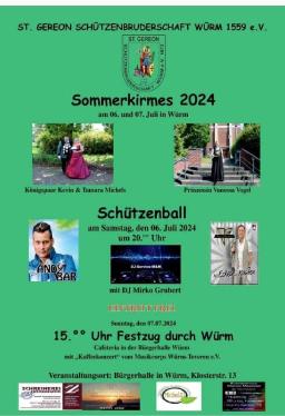 Sommerkirmis 2024 W&uuml;rm