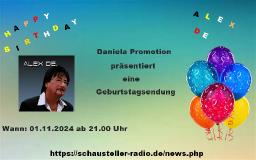 Geburtstagsendung f&uuml;r Alex De