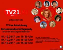 TV SENDUNG HERZENSMELODIEN SCHLAGERPARTY VON UND MIT ANGELA NEBAUER