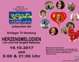 TV SENDUNG &bdquo;HERZENSMELODIEN MUSISTADL&ldquo; BEI ALPENWELLE SCHWEIZ