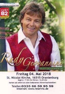 Rudy Giovannini in Oranienburg