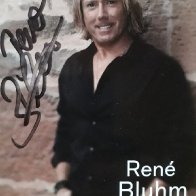 Autogrammkarte Ren&eacute; Bluhm