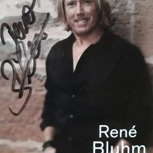 Autogrammkarte Ren&eacute; Bluhm