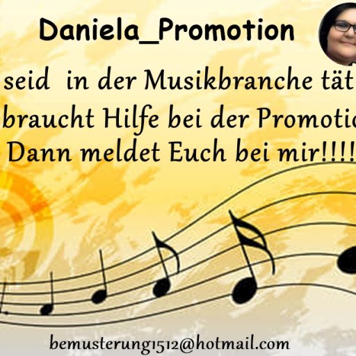 Werbungsflyer Daniela Promotion
