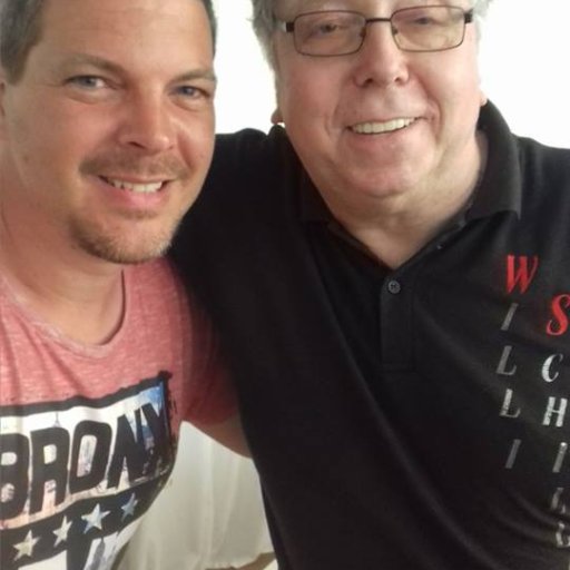 Willi Schilling mit Freund und Kollege Mario Steffen, Schlagers&auml;nger