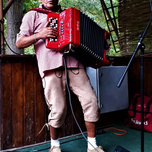 Gert Auftritt im Vogelparck