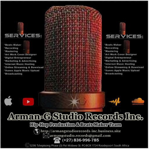 Arman-G Studio Records Inc 1800x1800