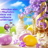 Wir wuenschen Frohe Ostertage