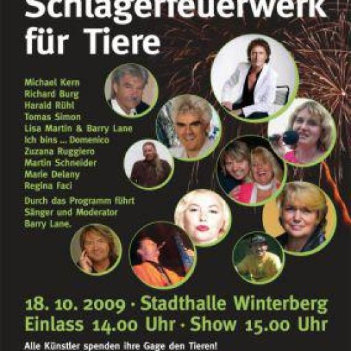 Schlagerfeuerwerk f&uuml;r Tiere