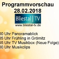 Programmvorschau 28.02.2018