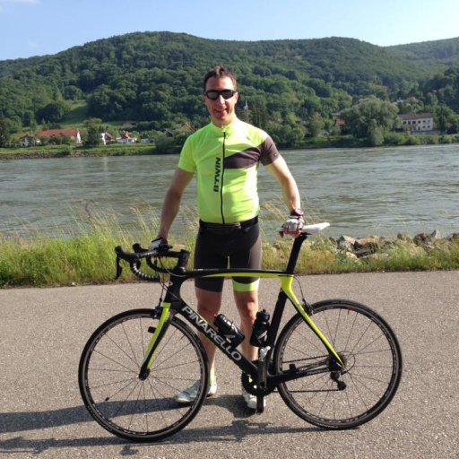 Albert Frantz and his Pinarello