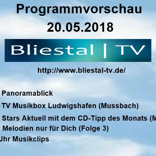 Programmvorschau 20.05.2018