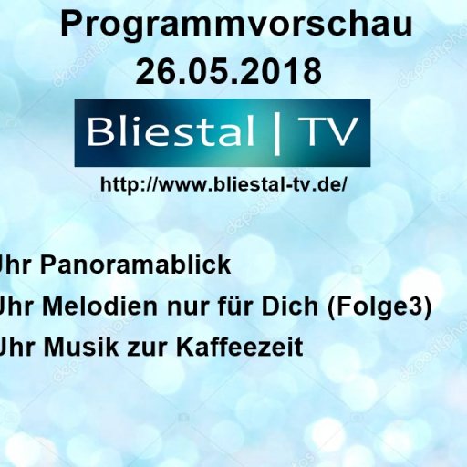 Programmvorschau 26.05.2018