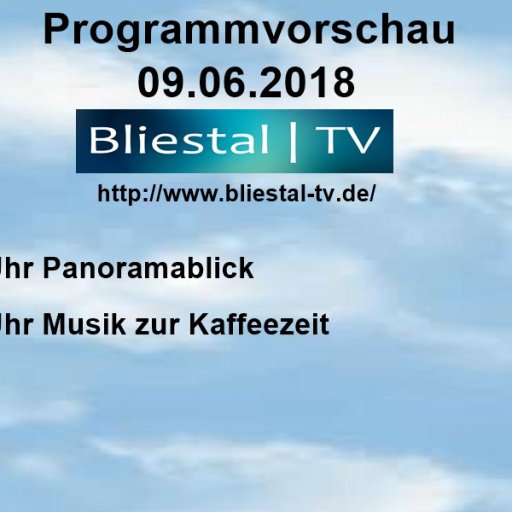 Programmvorschau 09.06.2018 Bliestal-Tv