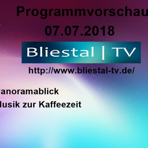 Programmvorschau 07-07-2018