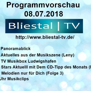 Programmvorschau 08.07.2018