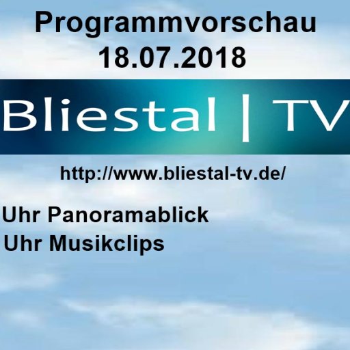 Programmvorschau 18.07.2018