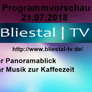 Programmvorschau 21.07.2018