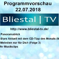 Programmvorschau 22.07.2018