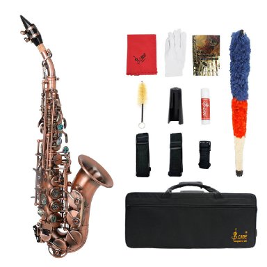 Saxophone High Pitch Small Curved Tube Retro Style